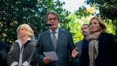 POLÍTICA. El expresidente de la Generalitat de Catalunya, Artur Mas, en el centro, en una fotografía de Archivo.