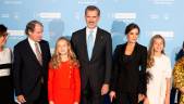 ACTO. El rey Felipe VI y la Familia Real llegan a la ceremonia de los premios Fundación Princesa de Girona.