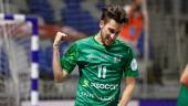 ÉXITO. Álex Fuentes celebra el segundo gol del BeSoccer UMA.