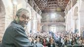 CULTURA. Muñoz Molina, durante un encuentro anterior con estudiantes en San Lorenzo.