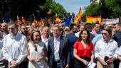Mariano Rajoy, Cuca Gamarra, Alberto Núñez Feijóo, Isabel Díaz Ayuso y José María Aznar. / Alberto Ortega / Europa Press. 
