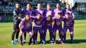 Formación inicial del Real Jaén en Torremolinos.