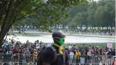 Manifestaciones en la Explanada Nacional contra el racismo.