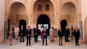 GRANADA. La Alhambra acoge la reunión del Consejo de Gobierno de la Junta de Andalucía. 