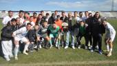Los jugadores del Real Jaén celebran la victoria del 4 de enero de este año ante el Recreativo. Archivo. / F.Gaitán.