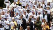 Manifestación a favor de la liberación del diputado venezolano Juan Requesens en Caracas.