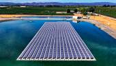 Planta solar fotovoltaica flotante.