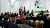 José Ignacio García interviene en la inauguración. / UNIA.