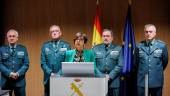 María Gámez anuncia su dimisión con la cúpula de la Guardia Civil. / Alejandro Martínez Vélez / Europa Press.