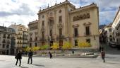 ADMINISTRACIÓN. Fotografía de Archivo de la Plaza de Santa María, donde se sitúa el edificio del Ayuntamiento de Jaén.