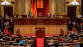 POLÍTICA. Sesión plenaria celebrada, ayer, en el Parlament de Cataluña. 