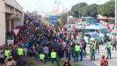 Manifestaciones de los agricultores en el municipio almeriense de El Ejido y tractorada en Villamartín, Cádiz.