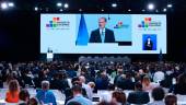 El Rey Felipe VI, este lunes durante su participación en el discurso inaugural de la IV Conferencia Internacional para el Desarollo de la ONU. / Rocío Ruz / Europa Press. 