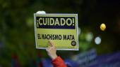 Cartel contra la violencia machista. Archivo. / Europa Press.