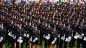 Vista general de agentes que han jurado la Escala Básica de la Policía Nacional en Ávila. Archivo. / Manuel Ángel Laya / Europa Press.
