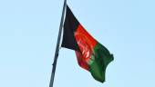 Bandera de Afganistán, en la Embajada de Afganistán en Canberra. / AAPIMAGE / DPA / Europa Press.