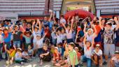 EMOCIÓN. Los pequeños disfrutaron a lo grande de una mañana de encierro infantil y muchas más sorpresas en el coso de la Alameda.