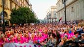 Manifestantes alzan su voz ante los fallos en el cribado de cáncer de mama. / Europa Press.