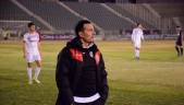 ENTRENADOR. Manuel Chumilla, técnico de la UDC Torredonjimeno, en el Estadio de La Victoria.