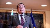 Álvaro García Ortiz, en la clausura la escuela de verano del Ministerio Fiscal, en el Pazo de Mariñán. / Gustavo de la Paz / Europa Press.