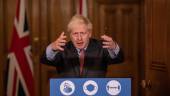 POLÍTICA. El primer ministro de Reino Unido, Boris Johnson, durante una rueda de prensa sobre el coronavirus.