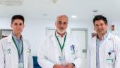 José Antonio López, Pedro Sánchez Rovira y Francisco García Verdejo. / Consejería de Sanidad.