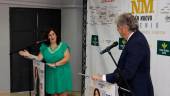 Rocío Beltrán y Juan Espejo durante la celebración de una nueva entrega de Diálogos “Jaén Nuevo Milenio”. / Jason Moyano / Diario JAÉN.