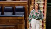 La secretaria general del PP, Cuca Gamarra, durante un pleno en el Congreso de los Diputados, a 25 de junio de 2025. / Jesús Hellín / Europa Press. 