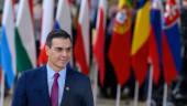 BRUSELAS. El presidente del Gobierno en funciones, Pedro Sánchez, atiende a los medios de comunicación durante el Consejo Europeo.