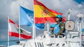 Militares españoles desplegados en la misión de la ONU en Líbano. / Ministerios de Defensa. 