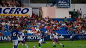 AMISTOSO. Partido de pretemporada entre el Real Jaén y el Linares Deportivo, que terminó con victoria azulilla por uno a cero.