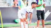 Óscar Lozano durante un partido. / Real Jaén CF.