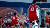 Partido entre el Jaén CB y la selección nacional de China sub 16./ Jáen CB.