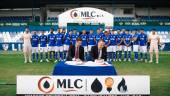 Firma de la renovación del patrocinio del grupo MLC con el Linares Deportivo. / MLC.