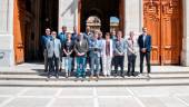 Responsables de la Fundación Tres por Jaén con representantes políticos del Ayuntamiento, la Junta de Andalucía y la Diputación. / Joaquín Quirós.