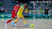 Miguel Jesús Moya Hoyo “Michel”, en un partido que tuvo lugar frente al Jimbee Cartagena en la pasada temporada disputada. / Jaén Paraíso Interior. 