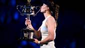Elena Rybakina, tras ganar el Abierto de Australia. / Joel Carrett / AAP / dpa.