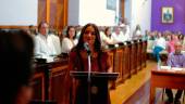 La concejala del Grupo Popular del Ayuntamiento de Jaén Ana Núñez. / PP municipal de Jaén.