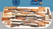 Armas de fuego y munición intervenidas. / Oliver Contreras / CNP.