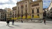 PALACIO. Fotografía de Archivo del edificio del Ayuntamiento, frente a la Catedral, en la Plaza de Santa María.