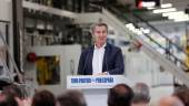 El presidente del PP, Alberto Núñez Feijóo, durante un acto con trabajadores autónomos en Soria. / Concha Ortega Oroz / Europa Press.