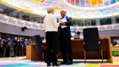 La presidenta de la Comisión Europea, Úrsula Von der Leyen, y el presidente del Consejo Europeo, António Costa. / Europa Press. 