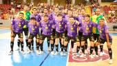 El Jaén Paraíso Interior en en el descanso de su partido frente el Córdoba FutSal. / Jaén Paraíso Interior. 