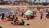 Vista de la playa de la Malagueta, la más conocida de Málaga capital. / Europa Press.