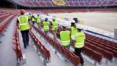 Estado de las obras en el Spotify Camp Nou a 28 de julio de 2025. / FCB. 