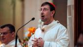 José Cobo durante una en honor al Papa Francisco en la Catedral de la Almudena. / Gabriel Luengas / Europa Press. 
