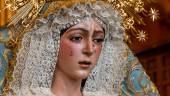 Virgen de la Macarena de Sevilla tras ser culminada la intervención de urgencia. / Hermandad de la Macarena. 