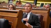 El presidente del Partido Popular, Alberto Núñez Feijóo, durante una sesión de control al Gobierno, en el Congreso de los Diputados, a 11 de junio de 2025. / Fernando Sánchez / Europa Press. 
