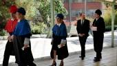 Ramón Herrera y Nicolás Ruiz, en la apertura del curso 2024-25 en la Universidad de Jaén. / Junta de Andalucía. 