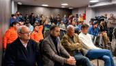 Acto de presentación del técnico Manuel Herrero que contó con la presencia de aficionados. / Real Jaén. 